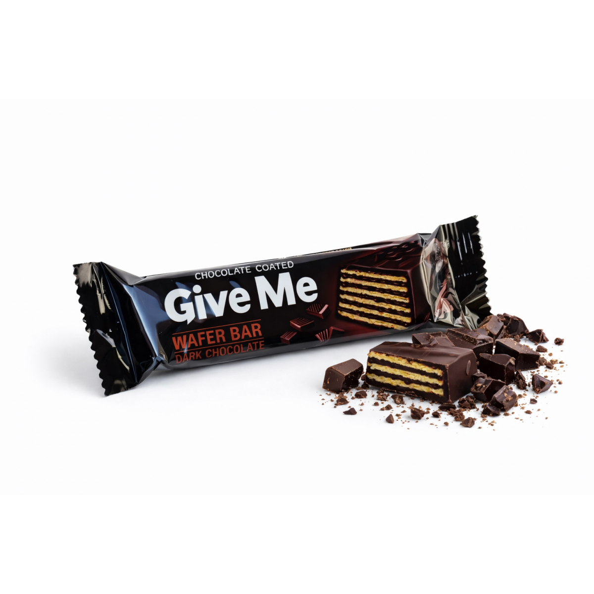 Give Me dark chocolate waffle 40g